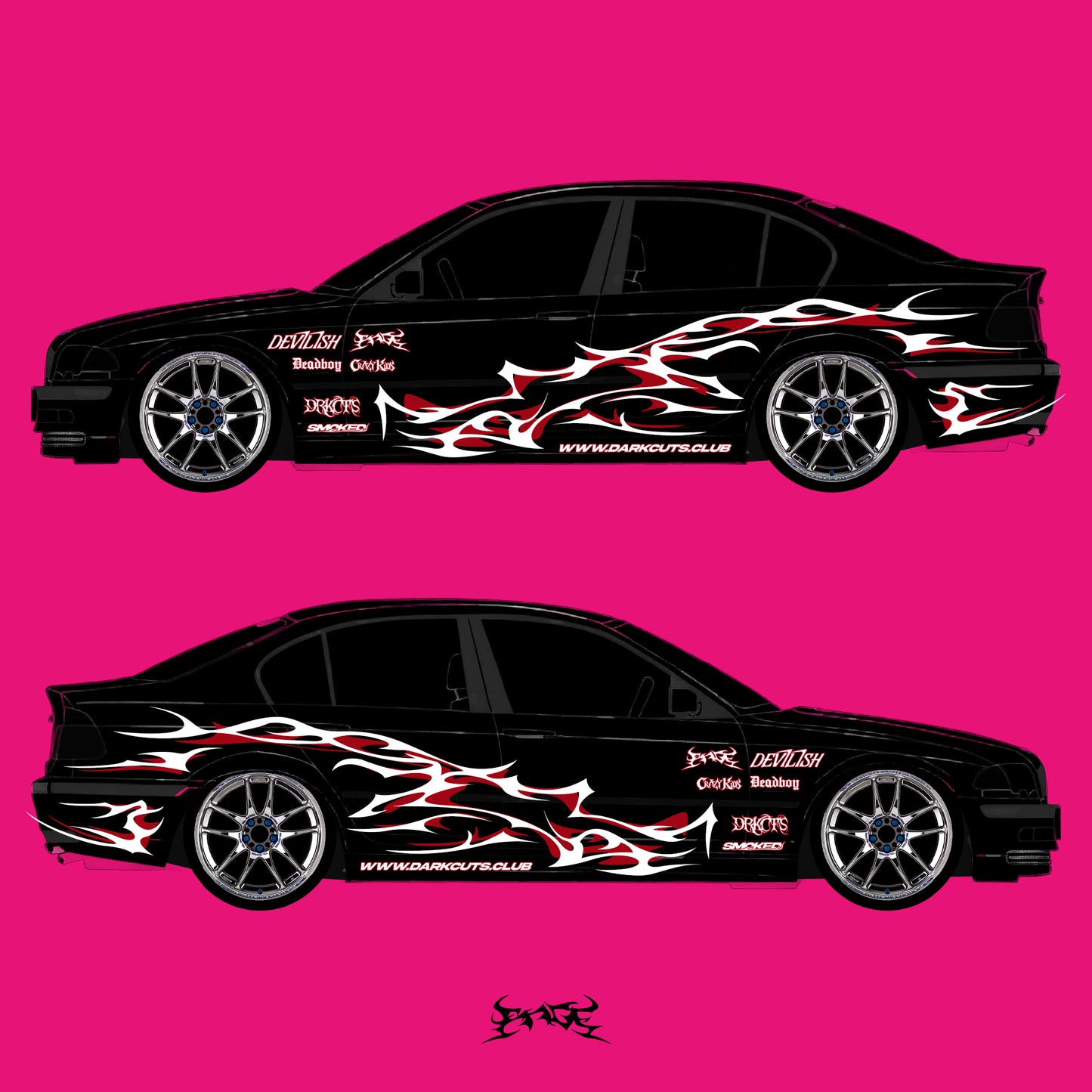 Sedan Rage Livery - BMW E46 lub sedany do 450 cm długości