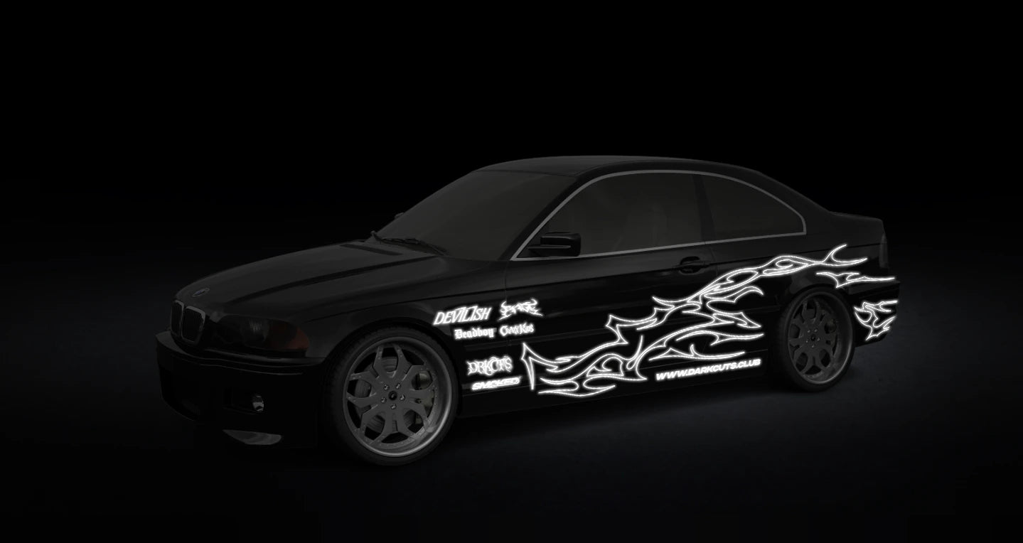 Sedan/Coupe Rage Reflective Livery - BMW E46 lub auta do 450 cm długości
