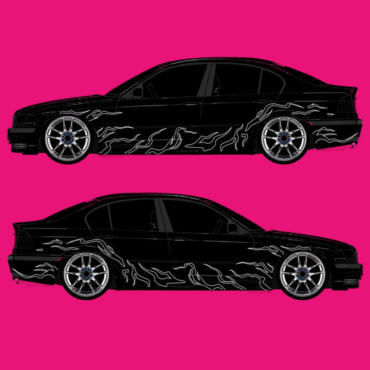 Ghost Machine Livery Sedan - BMW E46 or sedans up to 450 cm long